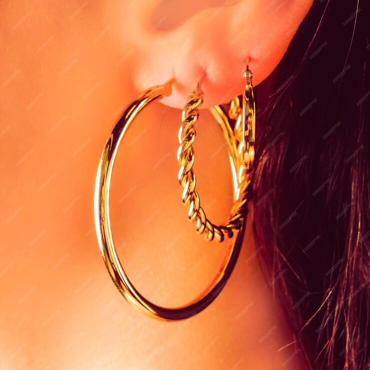 10k gold hoop earrings